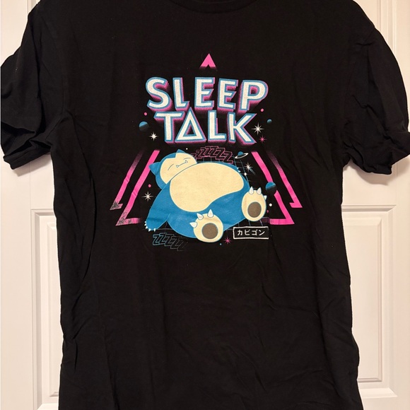 Pokemon Black Snorlax Graphic Tee - Picture 1 of 4